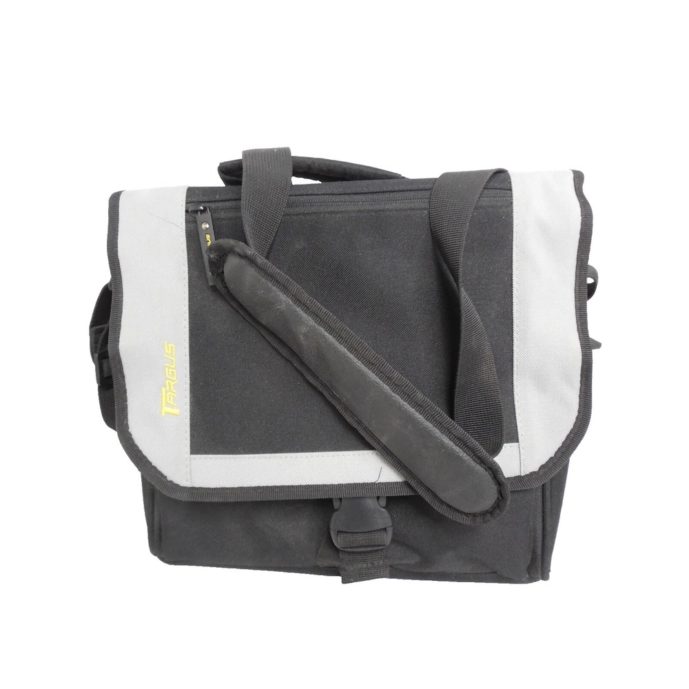 Targus Messenger Bag Case For Portable DVD213US Black/Gray 12"x12"x 3"